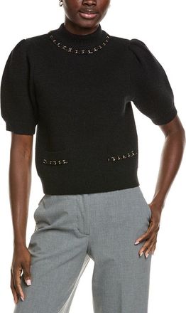 endless rose Endless Rose Puff Chain Detailed Top