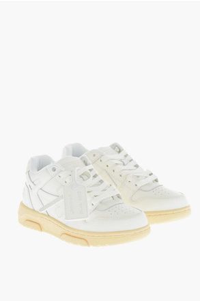 Off-white Low OUT OF OFFICE Leather Sneakers with Contrasting Sole size 36,5