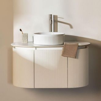 Sklum Conjunto De Muebles De Ba&ntilde;o En Madera Carsone Sklum