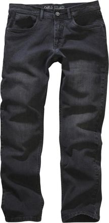 Carlo Colucci Unieke Enrico Stretch Jeans - Heren - Regular Fit Jeans - Grijs - W38 L32 - Katoen - Jeans