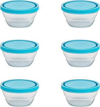 10 Strawberry Street Set Of 6 Lambada Serve & Store Bowls, Small