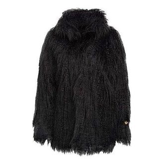 adidas (WMNS) adidas Originals Fur Jackets Black HG6678