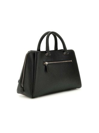 Guess Womens Satchel Black Polyurethane Satchel-bags