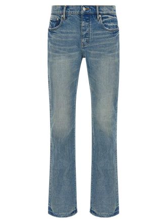 Purple P004 Flare Jeans