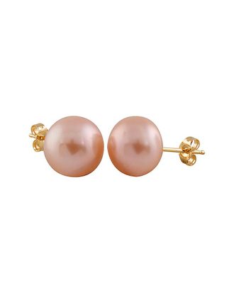 Splendid Pearls 14K 9-9.5Mm Freshwater Pearl Earrings