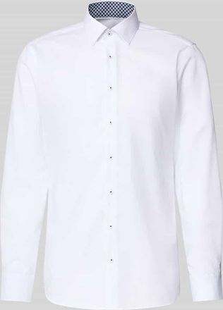 Eterna Regular Fit Freizeithemd mit Kentkragen Modell Kent in Weiss, Größe 38