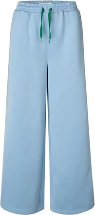 Lollys Laundry Broeken, Dames, Blauw, 2Xl, Katoen, Liam Pant
