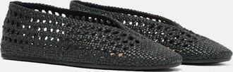 Scarosso Ella Ballerinas in Black - Calf at Nordstrom, Size 38.5