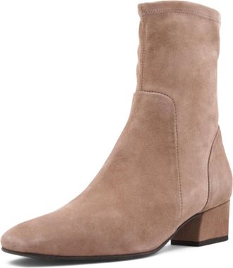 Aquatalia Womens Stassi Fashion Boot, Champagne Suede, 4.5 UK