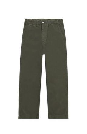 Fortela Herringbone Wide Leg Chino Pants in Green at Nordstrom, Size 36 X 32 Eu