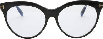 Tom Ford Blue Light Block Cat Eye Ladies Eyeglasses FT5827-B 001 55
