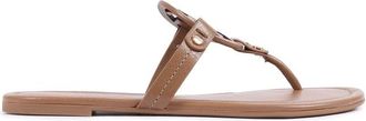 Tory Burch Tory Burch, Flip Flops, female, Beige, Size: 10 US Miller Sandal