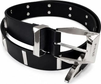 Pinko Pinko, Accessoires, Dames, Zwart, M, Pinko Riemen