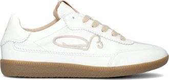 Fred De La Bretoniere Pearl Sign Lage Sneakers voor Dames - Dames - Sneakers - Wit - 42 EU - Leer - Schoenen