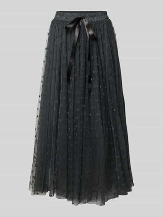 Miss Goodlife Maxirock mit elastischem Bund in Anthrazit, Gr&ouml;&szlig;e XS