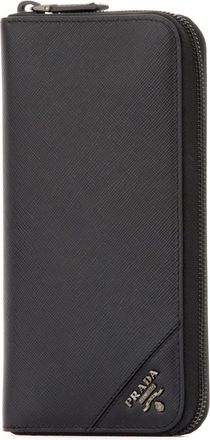 Prada Mens Minuteria Wallet Black Calfskin
