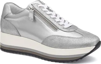 Johnston & Murphy Gracie Leather & Suede Sneaker