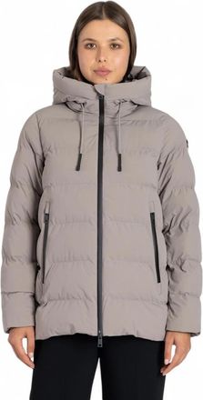 Canadian Polyester Jassen en Blazers met Capuchon - Dames - Winterjassen - Bruin - 2XL - Polyester - Jassen