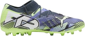 Puma Future 7 Pro+ voetbalschoenen voor heren met geometrisch patroon, geschikt voor harde ondergrond (Vorstgrijs)