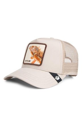 Goorin Brothers The Outlaw Lizard Patch Trucker Hat in Biscuit at Nordstrom