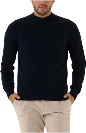 Anerkjendt Truien & Vesten, Heren, Blauw, S, Wol, Heren Lamswol Gebreide Trui