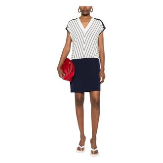 Liu Jo Dames, Jurken, Blauw, Maat: XS
