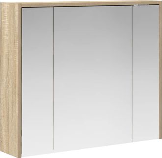vidaXL Armario Con Espejo De Ba&ntilde;o Roble Sonoma 73,5 X 16 X 62,5 Cm Vidaxl