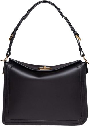 Lanvin Asymmetrical Compagnon Suede Bag