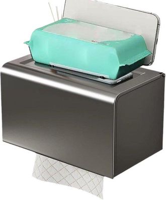 OEM Soporte Para Papel Higi&eacute;nico - Dispensador De Papel - Organizaci&oacute;n Del Ba&ntilde;o - Almacenamiento Impermeable - 20x13 Cm - Aluminio