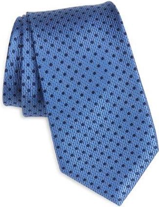 Duchamp Polka Dot Silk Tie in Blue at Nordstrom Rack