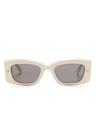 Alexander McQueen Eyewear Occhiali squadrati - Toni neutri