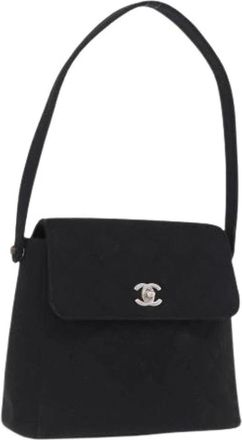 Chanel Pre-owned Borsa in Cotone - - Pre-owned - Donna - Nero - ONE SIZE