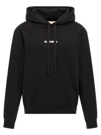Jil Sander Mens Logo Hoodie