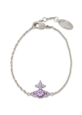 Vivienne Westwood Feodorita orb Cystal-embellished Bracelet - Purple - One Size