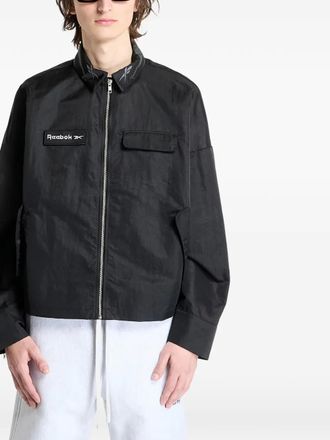 Reebok UNIFORM Zipped Overshirt - Black