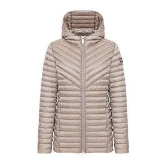 Colmar Winter Jackets, female, Beige, Size: XL Piumino Lungo Leggero