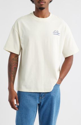 PacSun Vegas Cotton Graphic T-Shirt in Cream at Nordstrom, Size X-Large