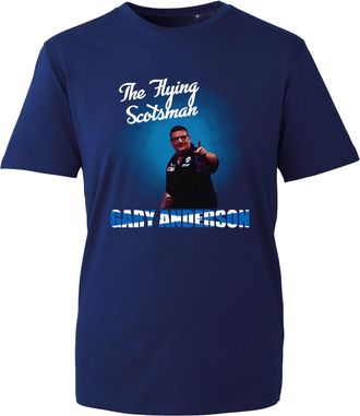 Generic Gary Darts Anderson T-Shirt, Funny Scottish Dart Player Fan Shirt, Lets Go Bunting Slogan Top for Pub League Lovers, Gift Unisex Tee (Navy, L Years)