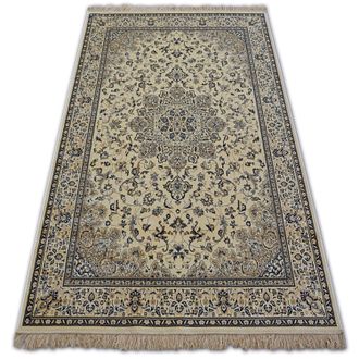 RugsX Rugsx - Alfombra De Jacquard Windsor 22915 Roset&oacute;n Marfil/azul Beige 160x230 Cm