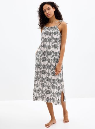 Miiyu Womens Patterned long flowy nightgown