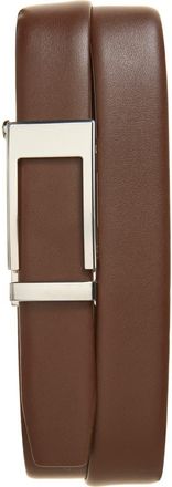 Nordstrom Lewis Leather Belt in Brown Roast at Nordstrom, Size 34