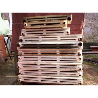 Trade Shop Trade Shop - Radiatore Termosifone In Ghisa A 3 Colonne Altezza 90 Cm Interasse 8,23 Cm