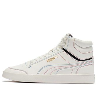 Puma Shuffle Mid White Multi Stitch 380748-04