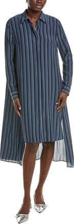 Michael Kors Stripe Silk Shirtdress