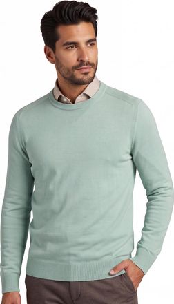 HUGO BOSS Trui BOSS orange asac c ronde hals groen