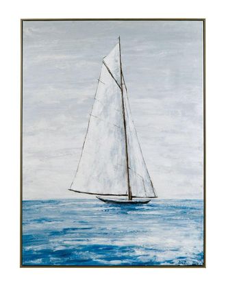 Bassett Mirror Company Set Sail Framed Canvas