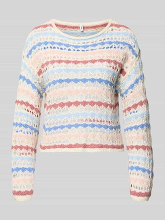 Only Regular Fit Pullover mit &uuml;berschnittenen Schultern Modell GEENA in Ecru, Gr&ouml;&szlig;e XL