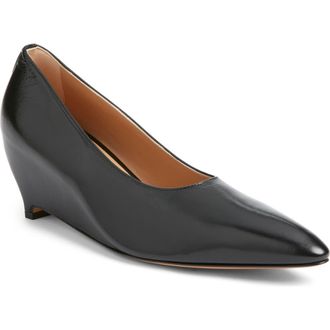 Maison Margiela Wedge Pointed Toe Pump in Black at Nordstrom, Size 10.5Us