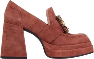 Ras Amalfi Heels - Dames - Pumps - Bruin - 40 EU - Su&egrave;de - Schoenen