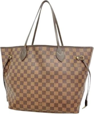 Louis Vuitton Pre-owned Tote Bags, female, Brown, Size: ONE SIZE Pre-owned Neverfull MM Tote Bag
